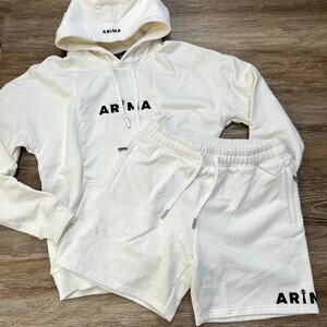 Arima A Cruel Angel's Paradise Luxury Shorts Athleisure Soft White NWT Sz: S